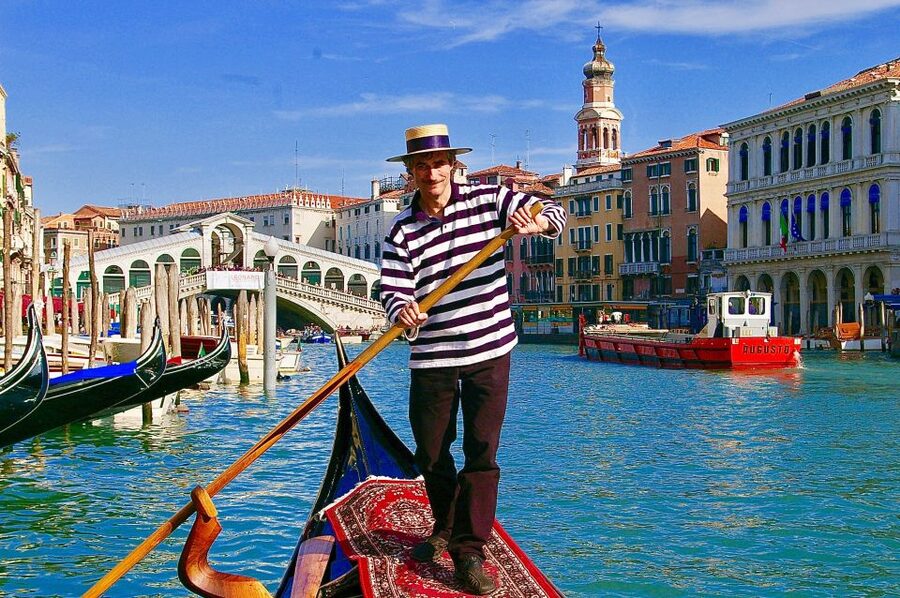 Venice: Shared Gondola Ride through the Lagoon City - Santa Maria della Salute from the water