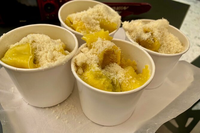 Verona walking tour:food, wine, legends, lunch/dinner & cable car - Warm pastries set the pace at Piazza Bra