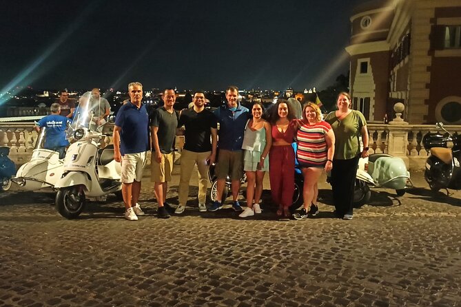 Vespa Sidecar Tour By Night with Pickup - Aventine Hill brings villas, gardens, and a famous keyhole